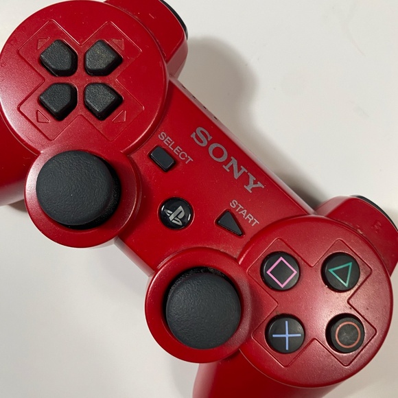 Sony Playstation 3 Authentic Dualshock Controller Red - Picture 3 of 3
